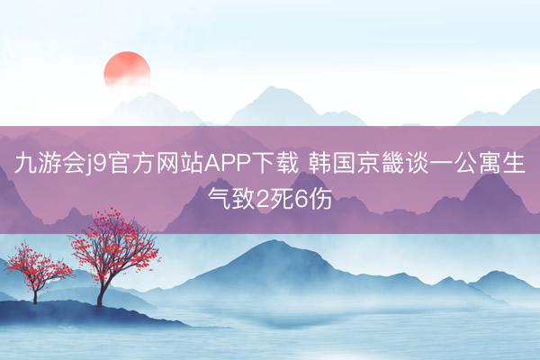 九游会j9官方网站APP下载 韩国京畿谈一公寓生气致2死6伤
